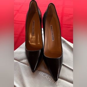 Manolo Blahnik Retail $725 
Shoes-Brand new and flawless
The box has some damage